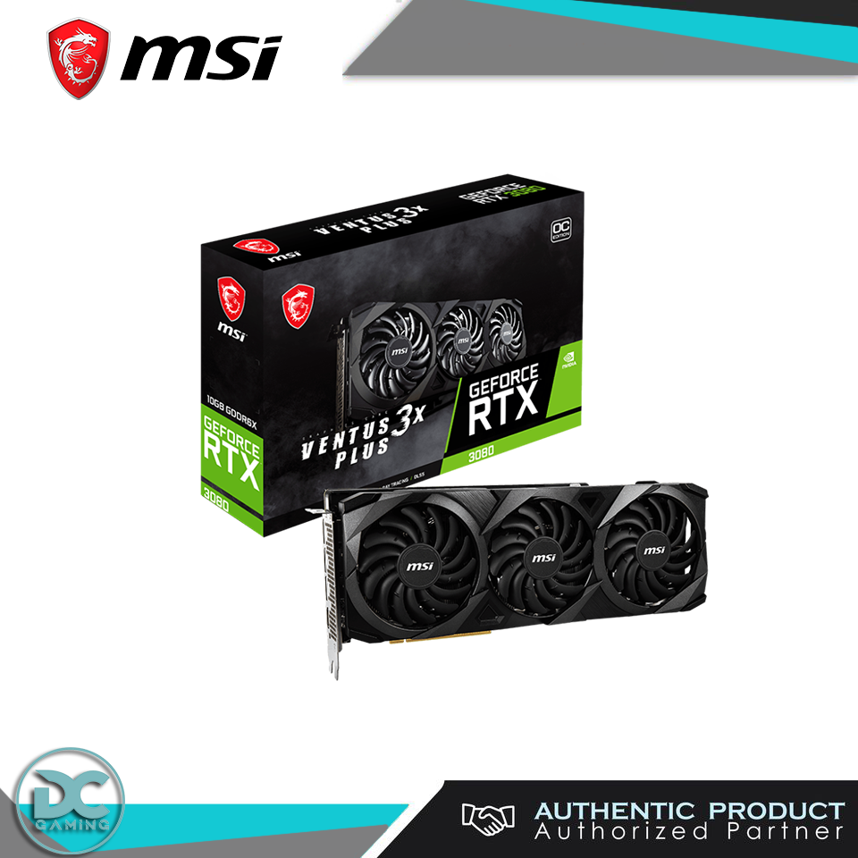 MSI RTX 3080 Ventus 3X Plus OC LHR 10gb 